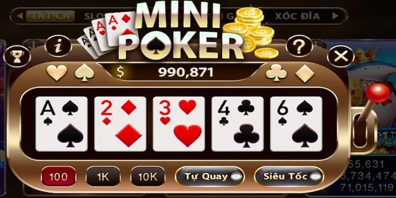 Điểm qua một vài điều yêu thích nhất về Mini Poker tại VWIN